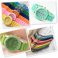 Geneva Unisex Candy Quartz Silicone Watch